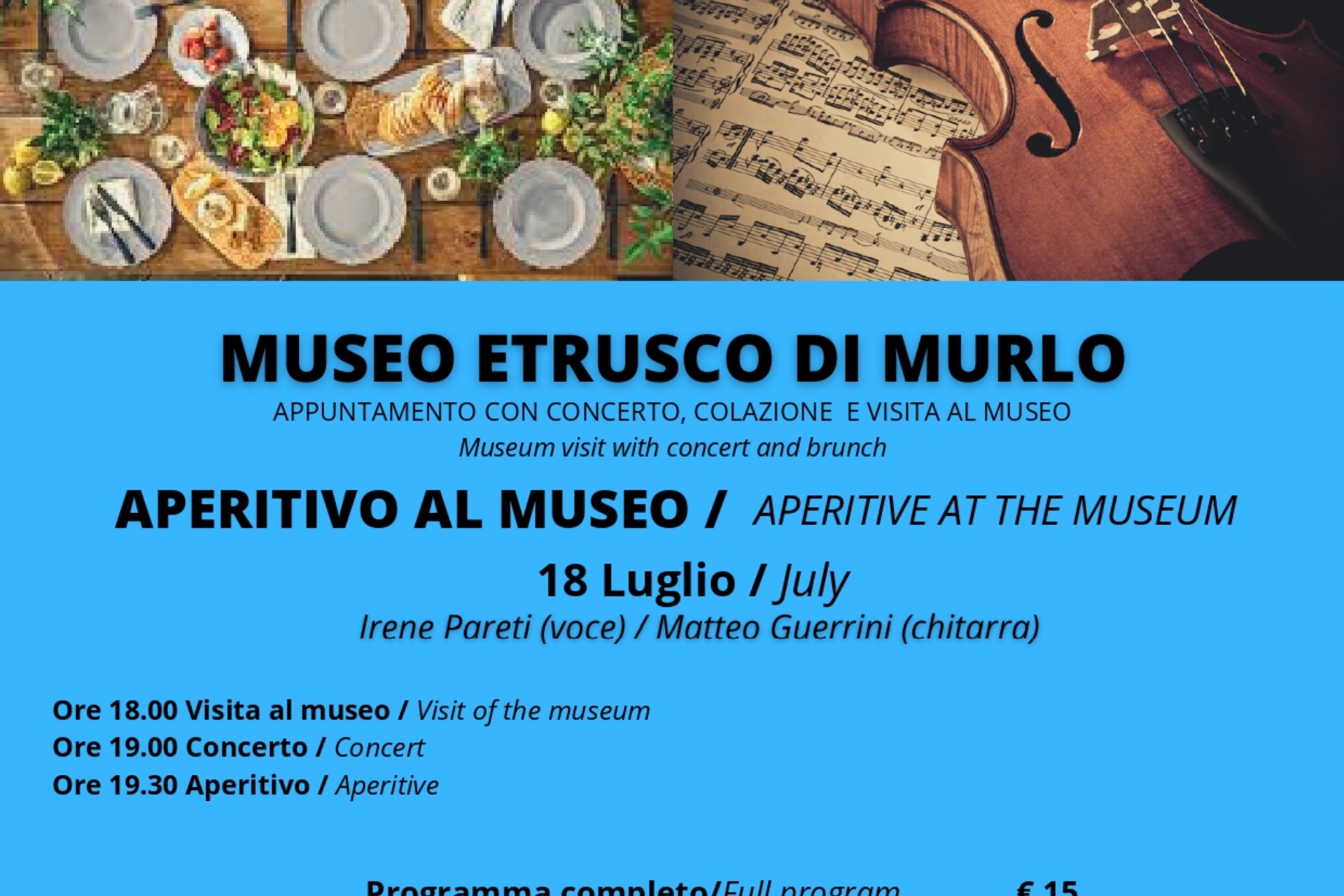 Aperitivo al museo - Comune di Murlo